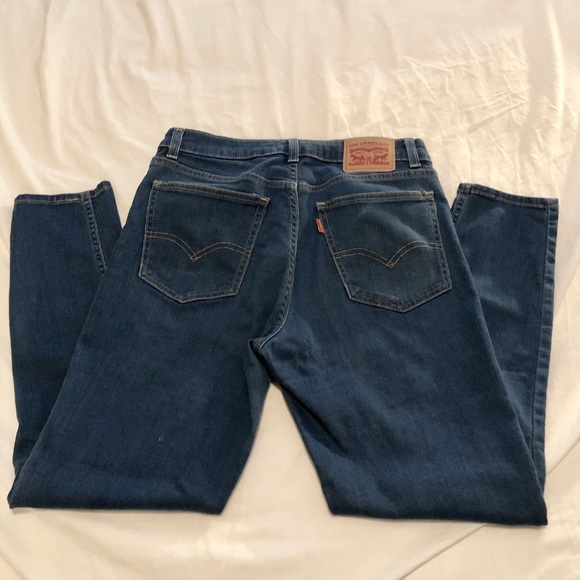 LEVI’S vtg high rise skinny blue denim jeans 29 - Picture 3 of 4